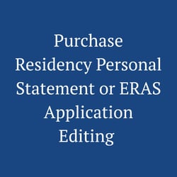 Purchase Personal Statement or ERAS Application Editing Now