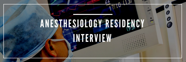 Anesthesia Residency Match