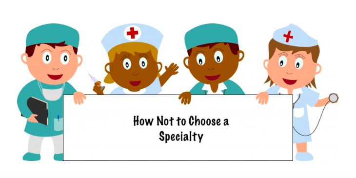 MedEdits: Choosing a specialty