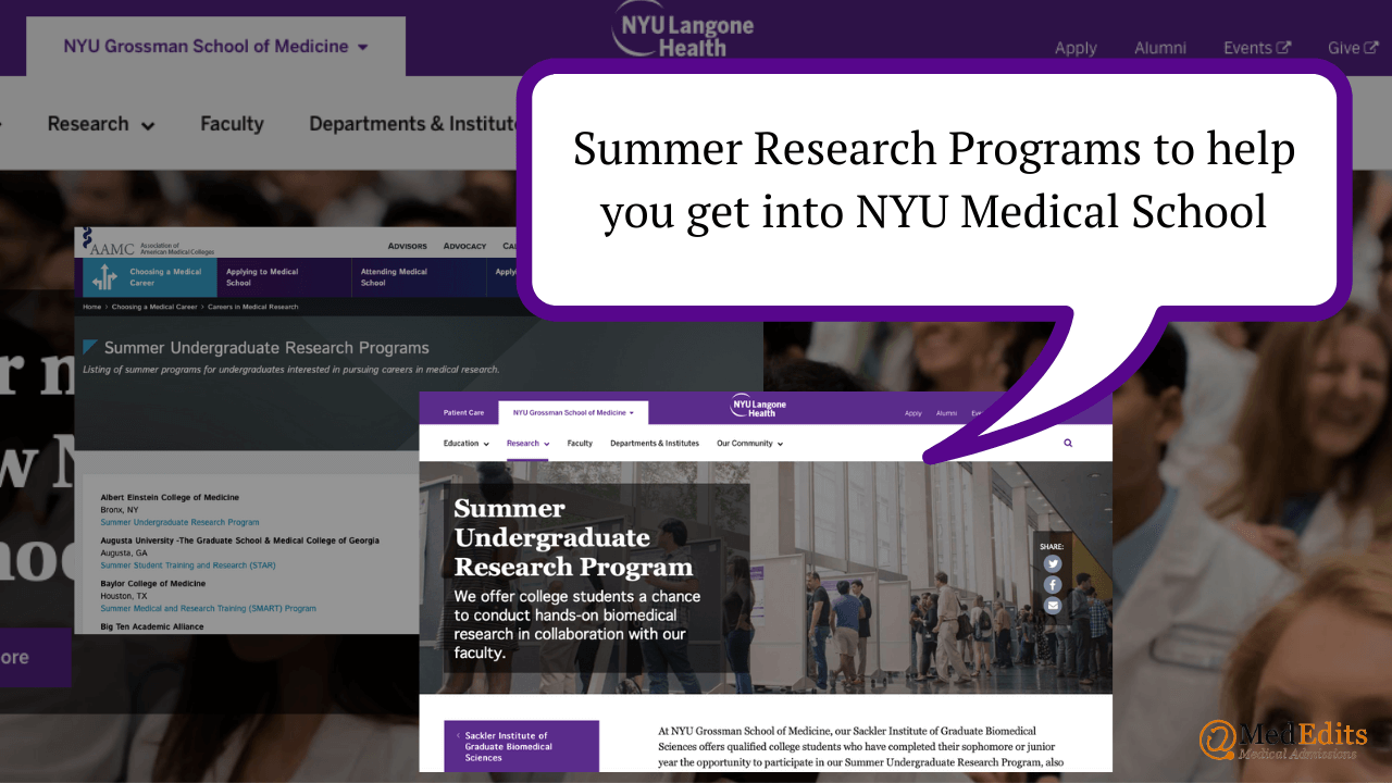 Summer Research Programs for Pre Med Students