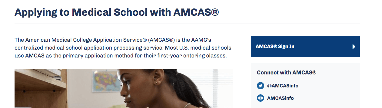 Image 1 AMCAS Application